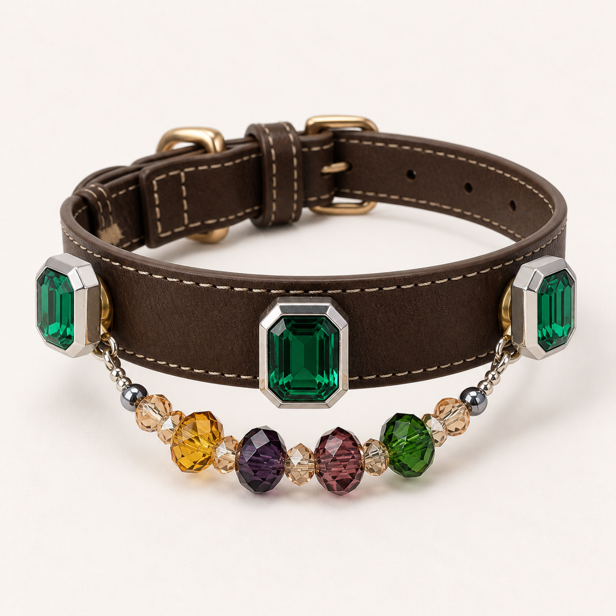 XCENCORE Garden Prism Crystal Pet Collar confirmed 2026-08-27 main three-quarter view