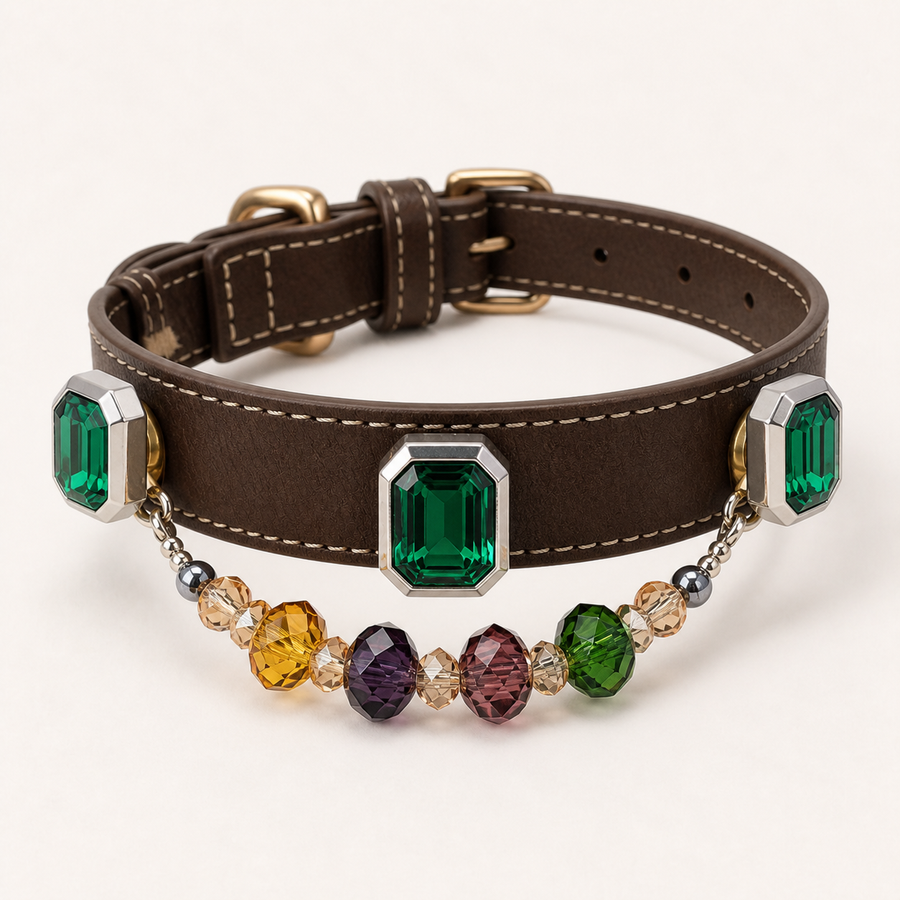Garden Prism Crystal Pet Collar