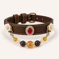 XCENCORE Golden Tea Blossom Crystal Pet Collar confirmed 2026-08-27 main three-quarter view
